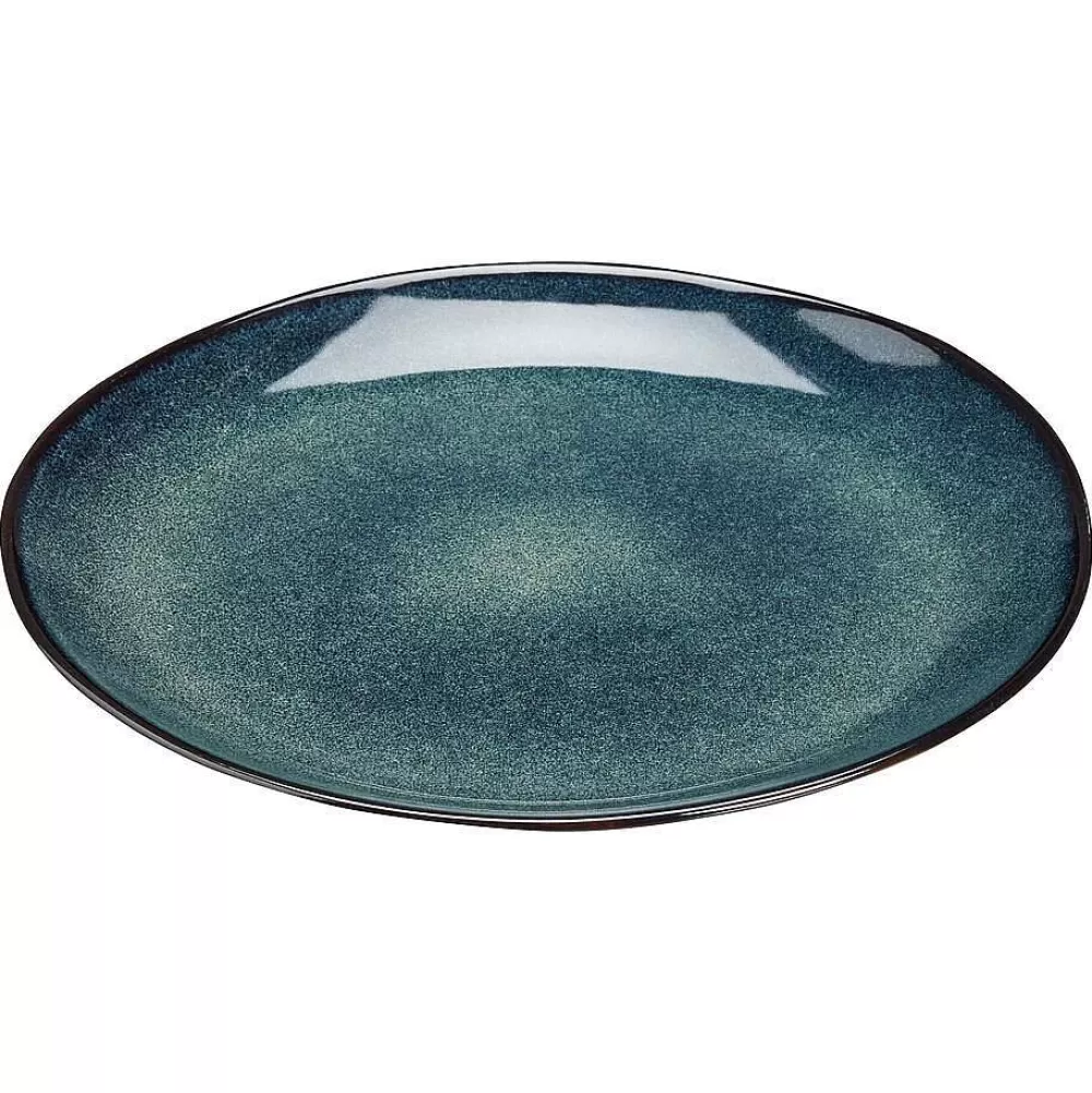 Hot Dinerbord Glaze Blauw - 28Cm Borden & Bestek