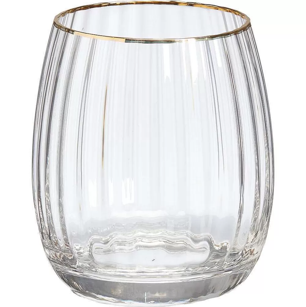 Cheap Drinkglas Ribbel Transparant Glazen & Mokken