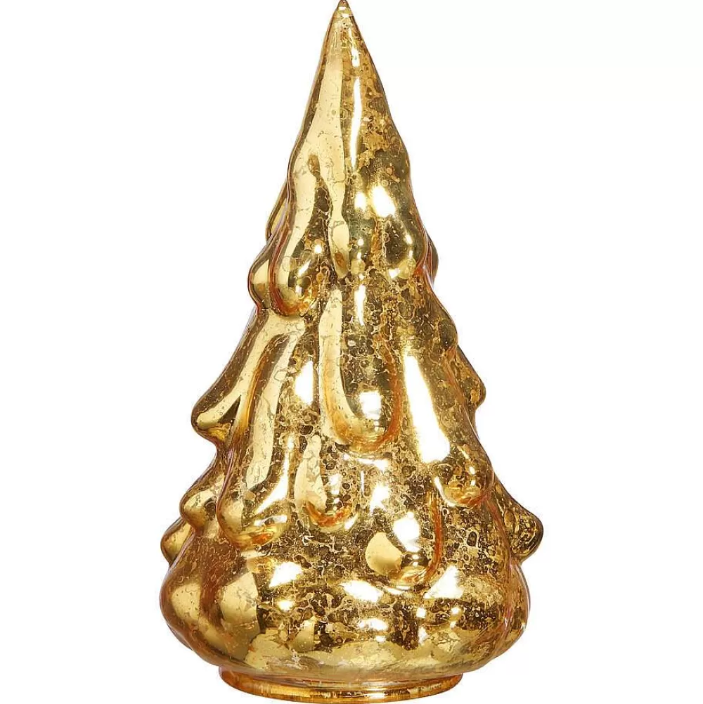 Clearance Glazen Kerstboom Goud Kerstdecoratie