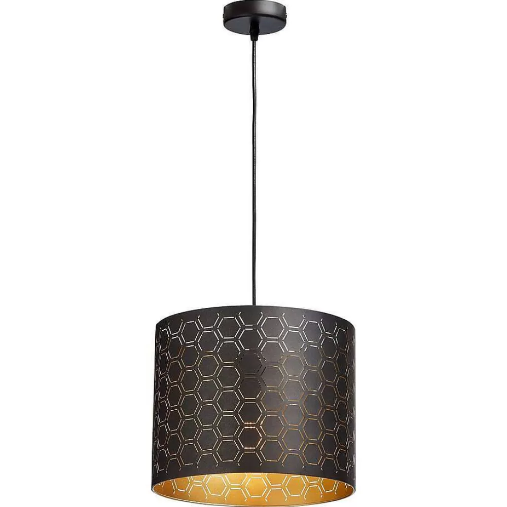 Cheap Hanglamp Hermu Zwart Goud Hanglampen