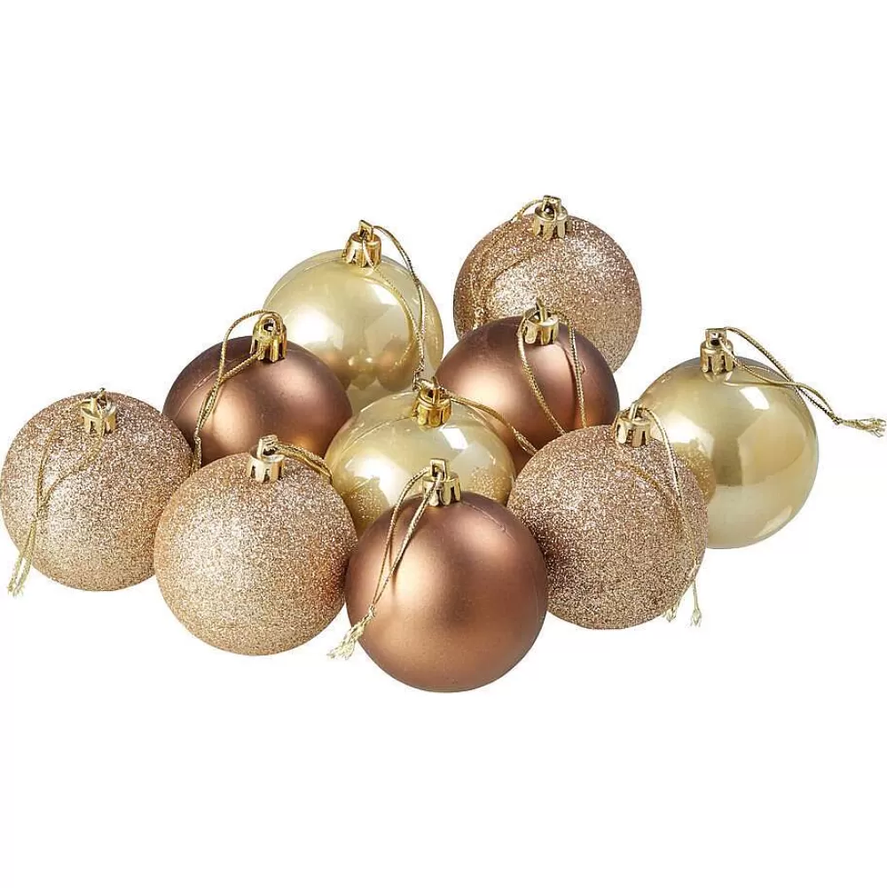 Best Sale Kerstbal Koper 10 Stuks Kerstballen & Kerstornamenten