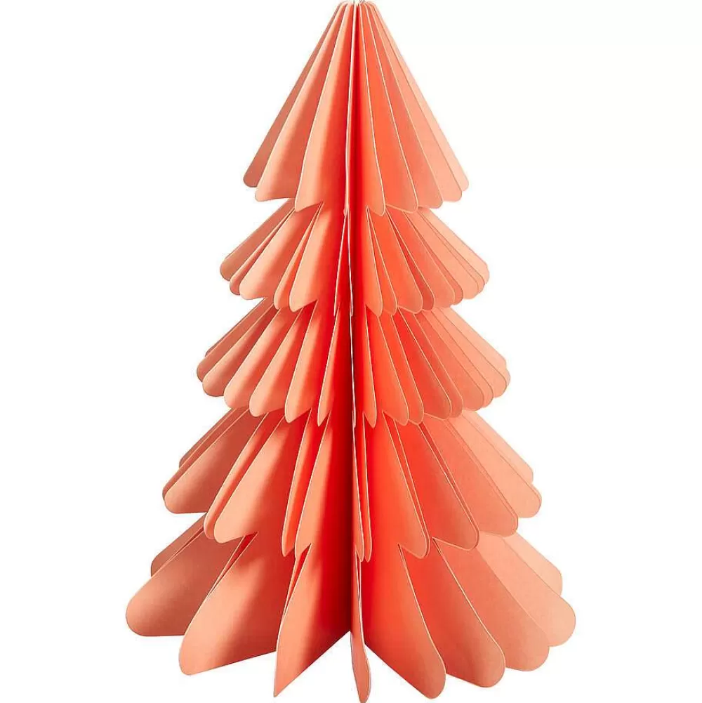 Outlet Kerstboom Papier Terra Kerstdecoratie