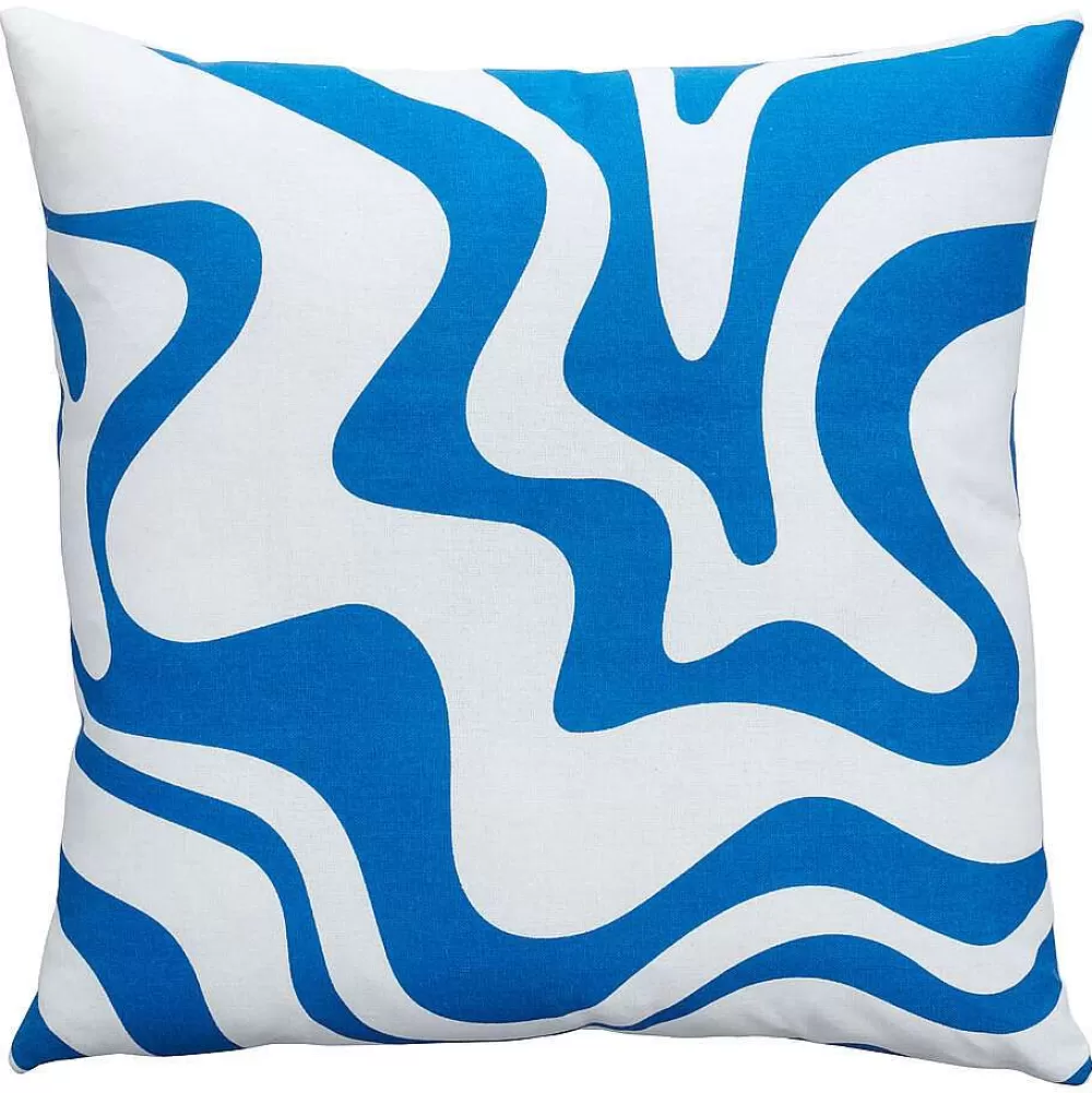 Sale Kussen Swirl Blauw Sierkussens