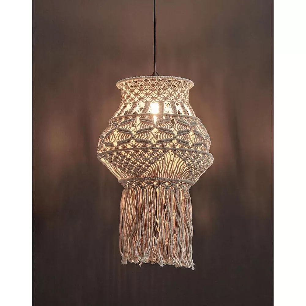 Hot Lampenkap Macrame Naturel Hanglampen