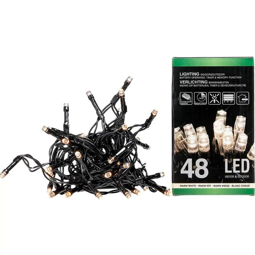 Clearance Ledverlichting 48 Lichts Wit Kerstverlichting