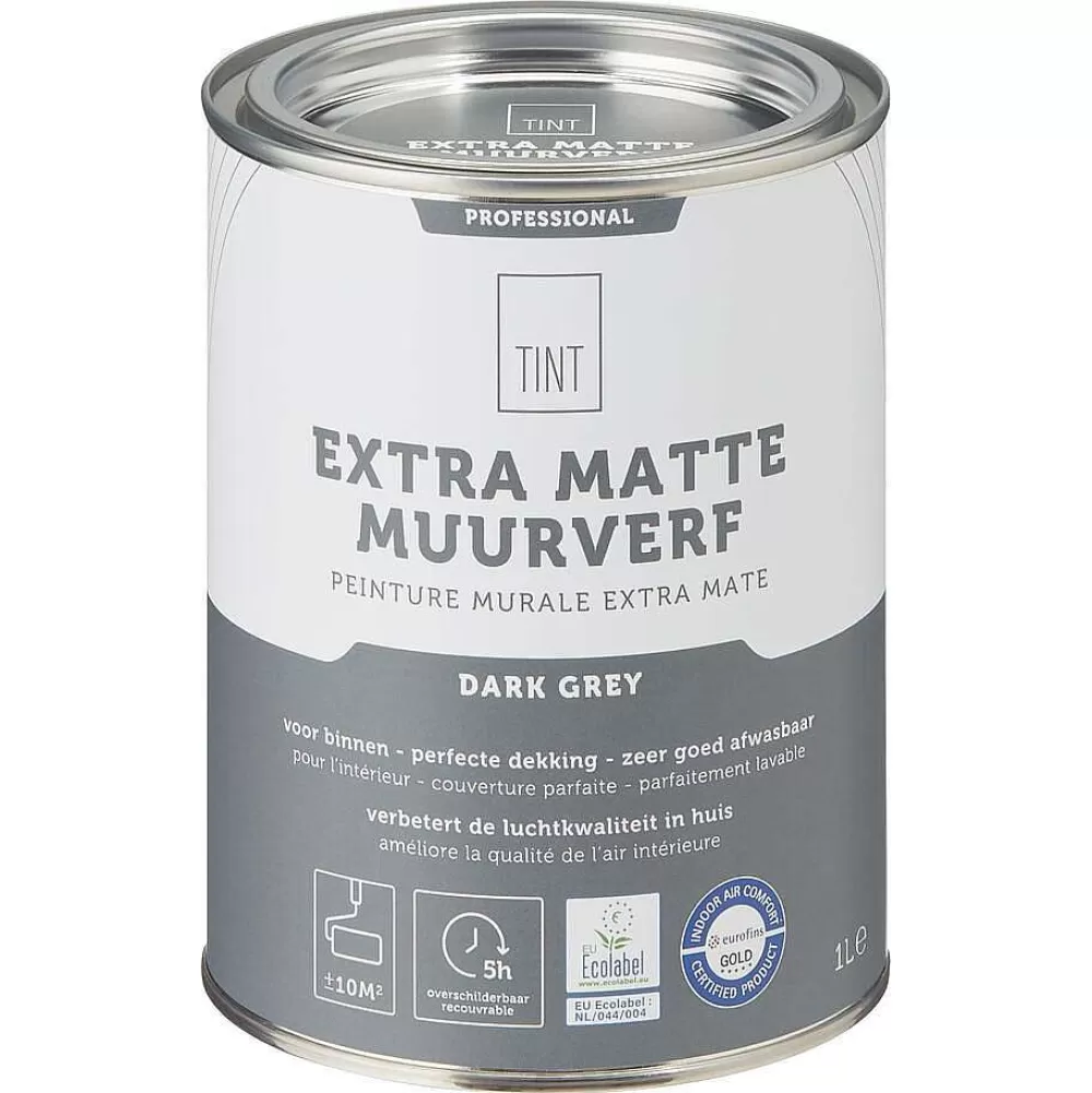 Store Muurverf Professional Dark Grey - 1 L Muurverf