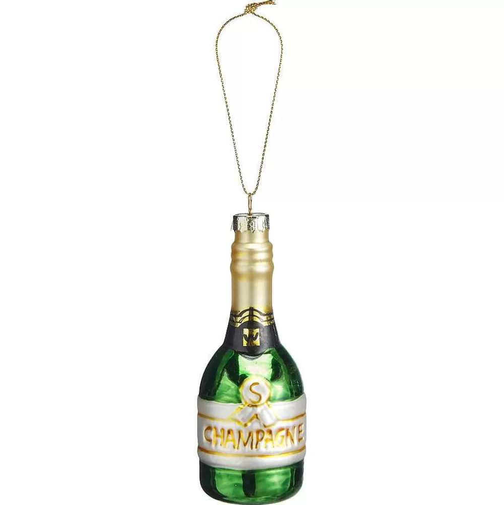 Store Ornament Champagne Groen Kerstballen & Kerstornamenten