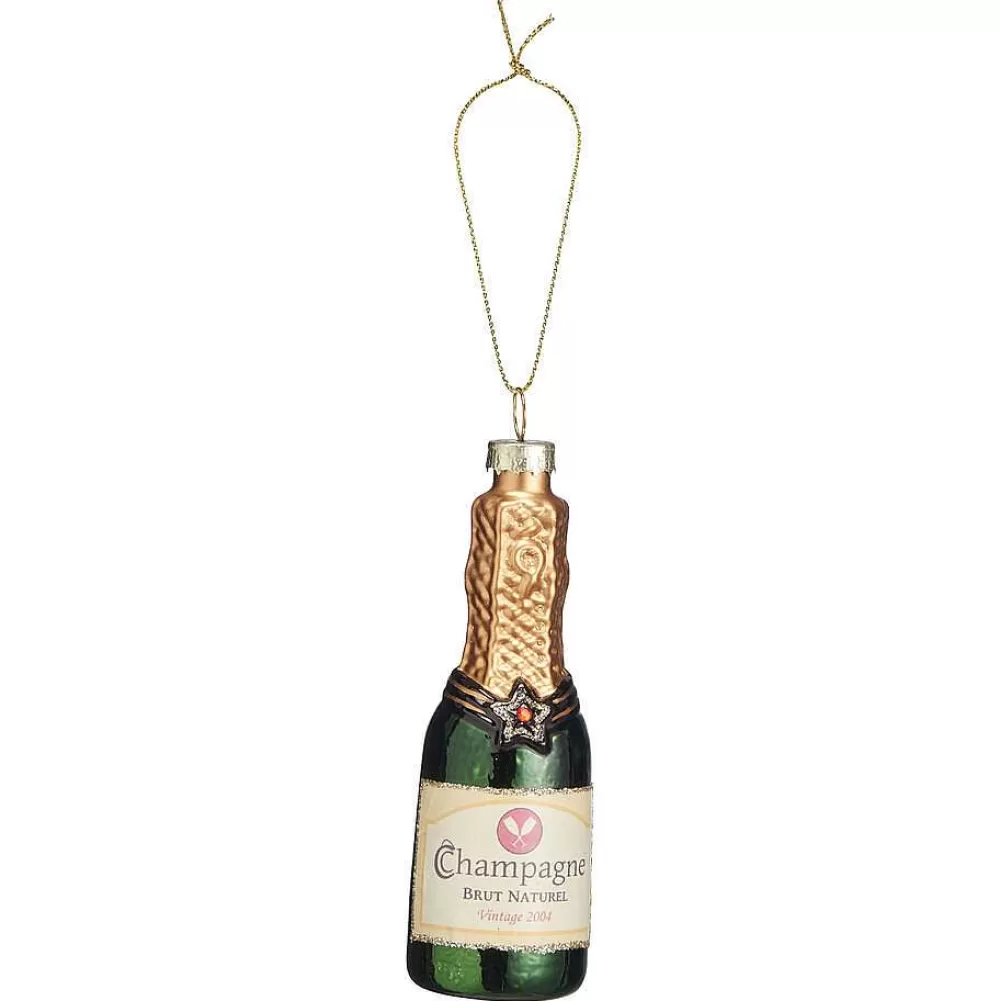 Store Ornament Champagne Groen Kerstballen & Kerstornamenten