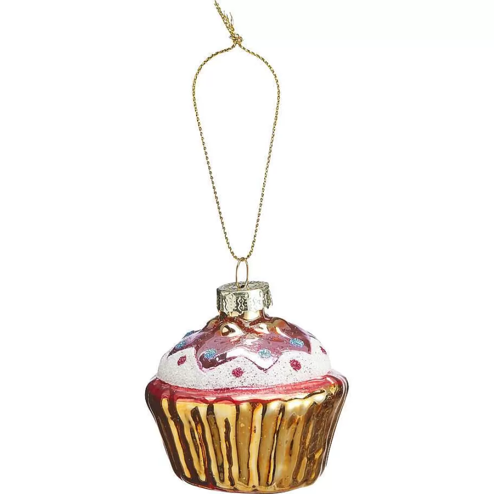 Best Ornament Cupcake Roze Kerstballen & Kerstornamenten