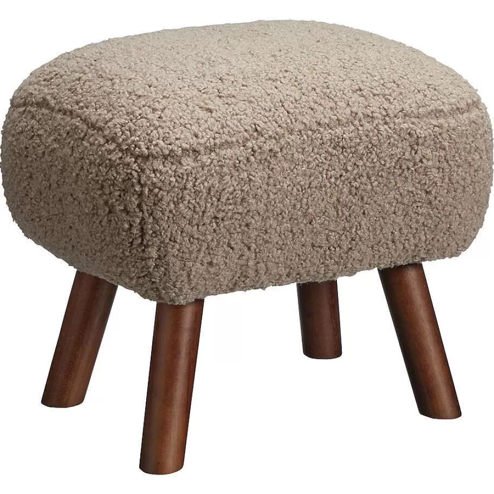 Discount Poef Forio Taupe Stoelen