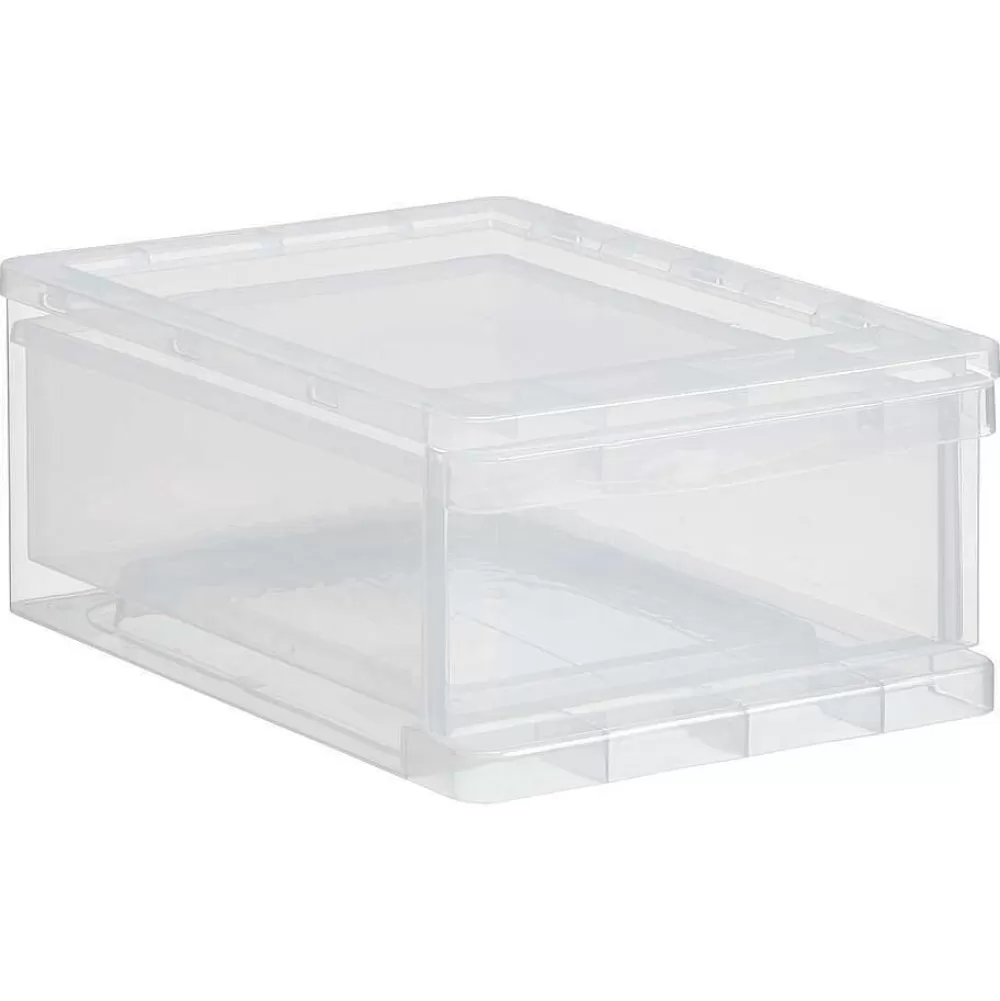 Store Stapellade Transparant - 35X26X14 Cm Opbergboxen & Lades