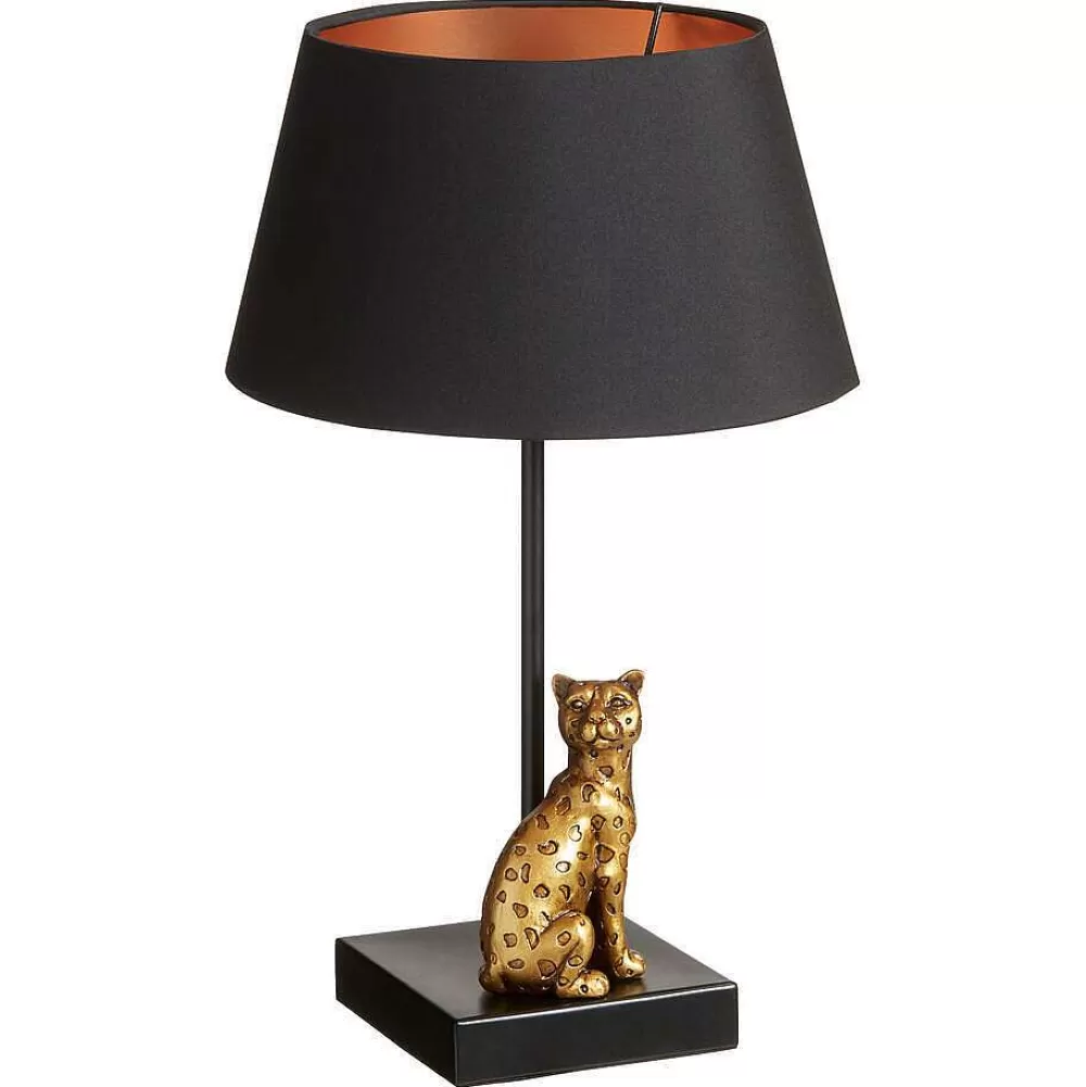 Discount Tafellamp Leopard Zwart Tafellampen