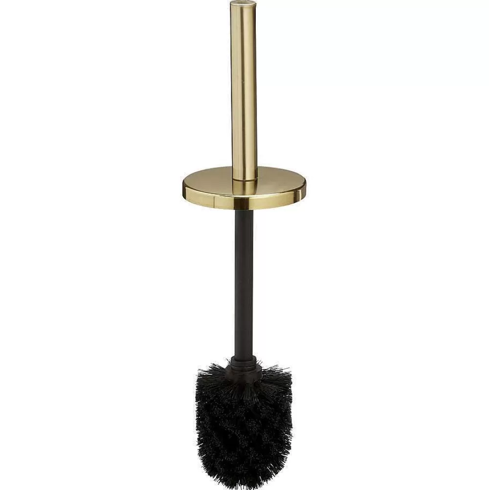 Clearance Toiletborstel Metaal Goud Badkameraccessoires