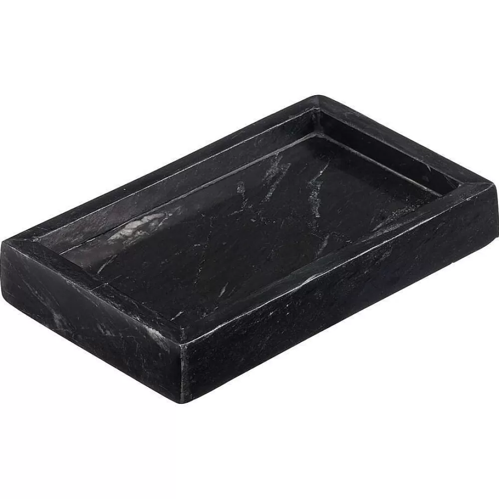 Flash Sale Tray Marmer Zwart 20X12 Cm Badkameraccessoires