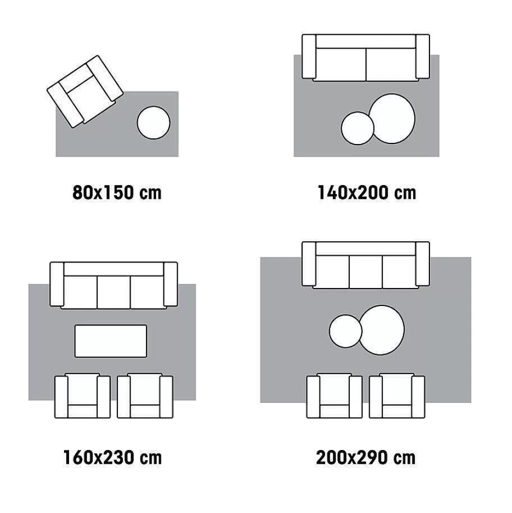 Clearance Vloerkleed Hurley - 200X290 Cm Vloerkleden