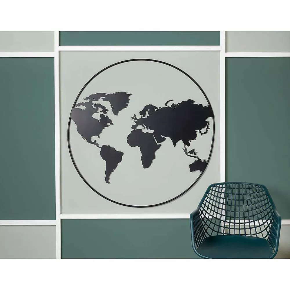 Outlet Wanddecoratie El Mundo Zwart Wanddecoratie