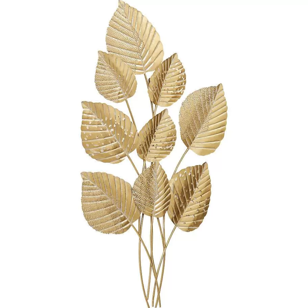 Hot Wanddecoratie Leaf Goud Wanddecoratie