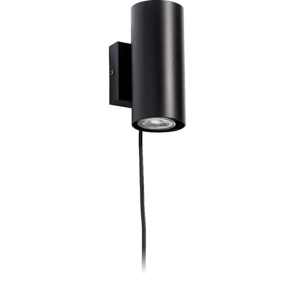 Outlet Wandlamp Alpan Zwart Wandlampen