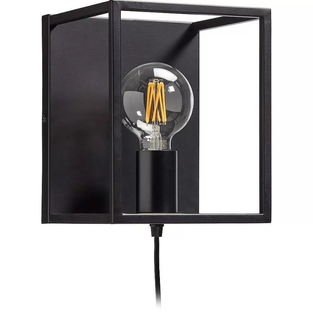 Clearance Wandlamp Roma Zwart Wandlampen