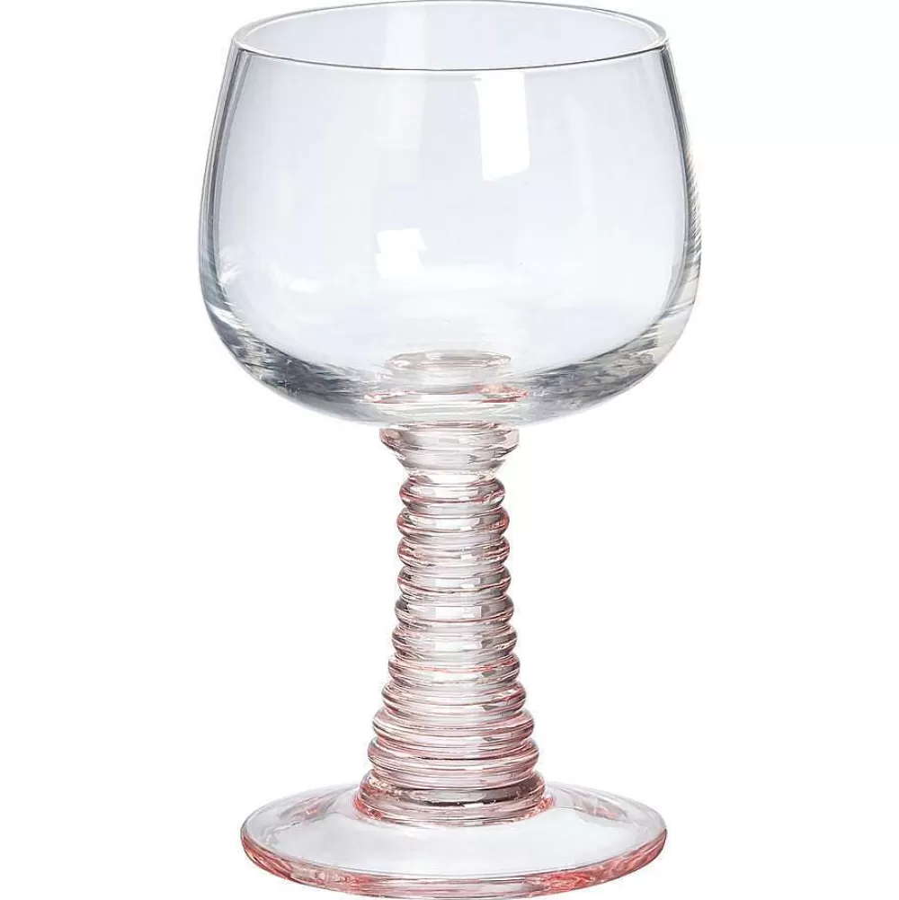 Flash Sale Wijnglas Ribbel Roze Glazen & Mokken