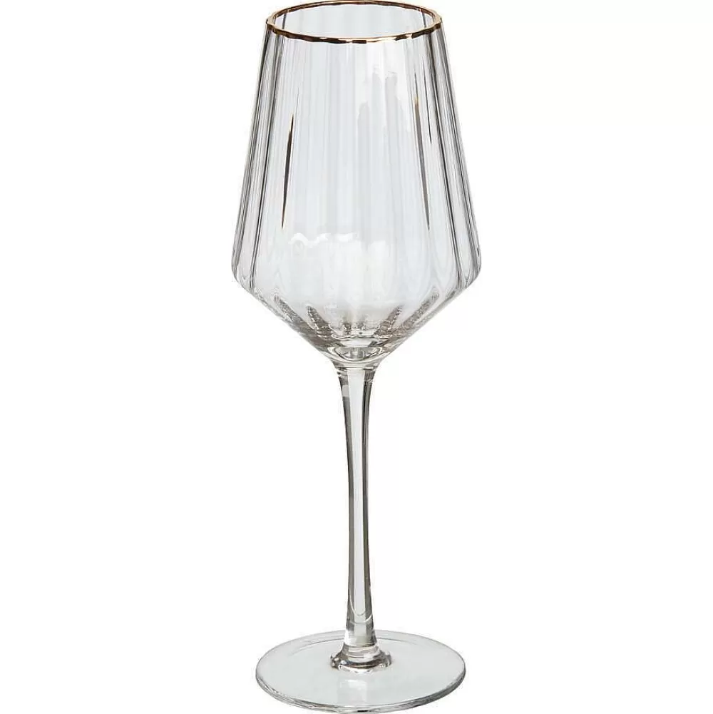 Cheap Wijnglas Ribbel Transparant Glazen & Mokken